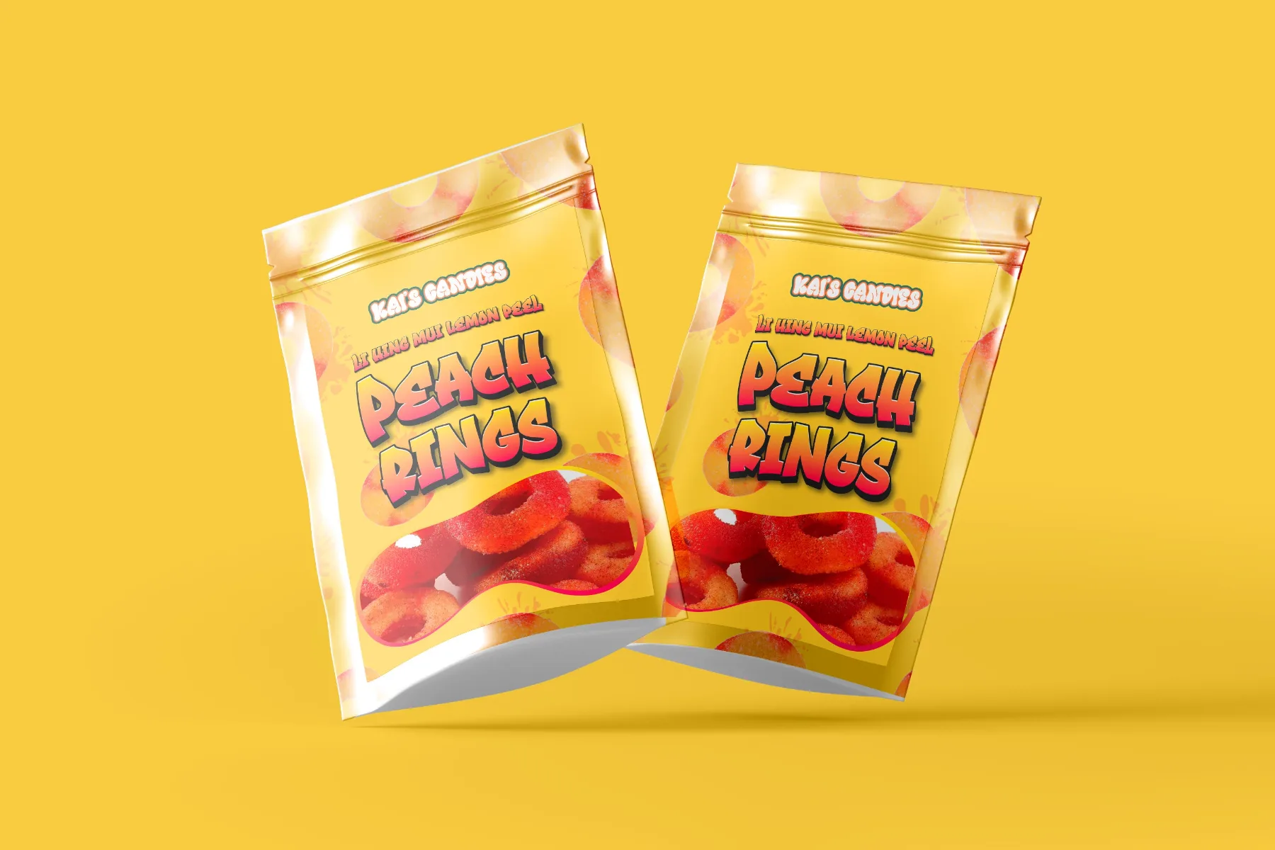 Candy Pouch Packaging Design for Kai's Candies for Kai's Candies