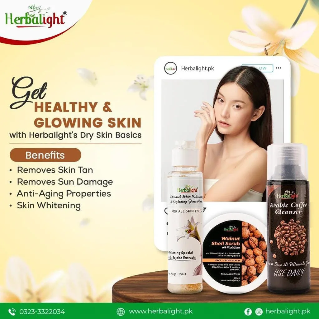 Herbalight Beauty & Skincare Social Media Designs for Herbalight