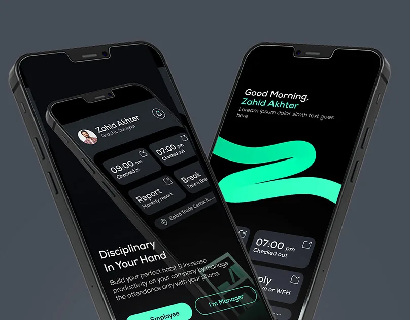 Attendance Mobile App UI Design