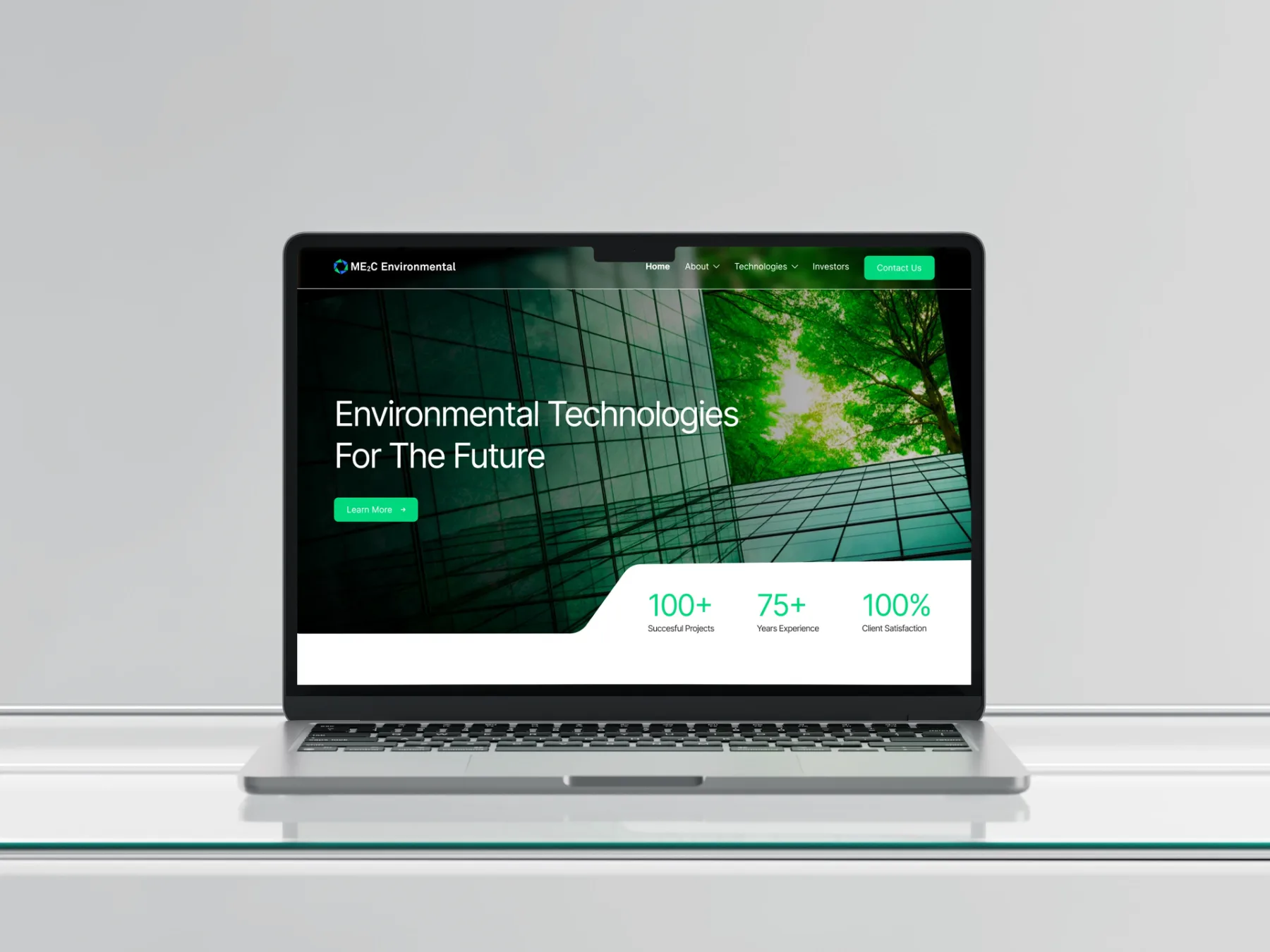 Environmental Technologies Website Design