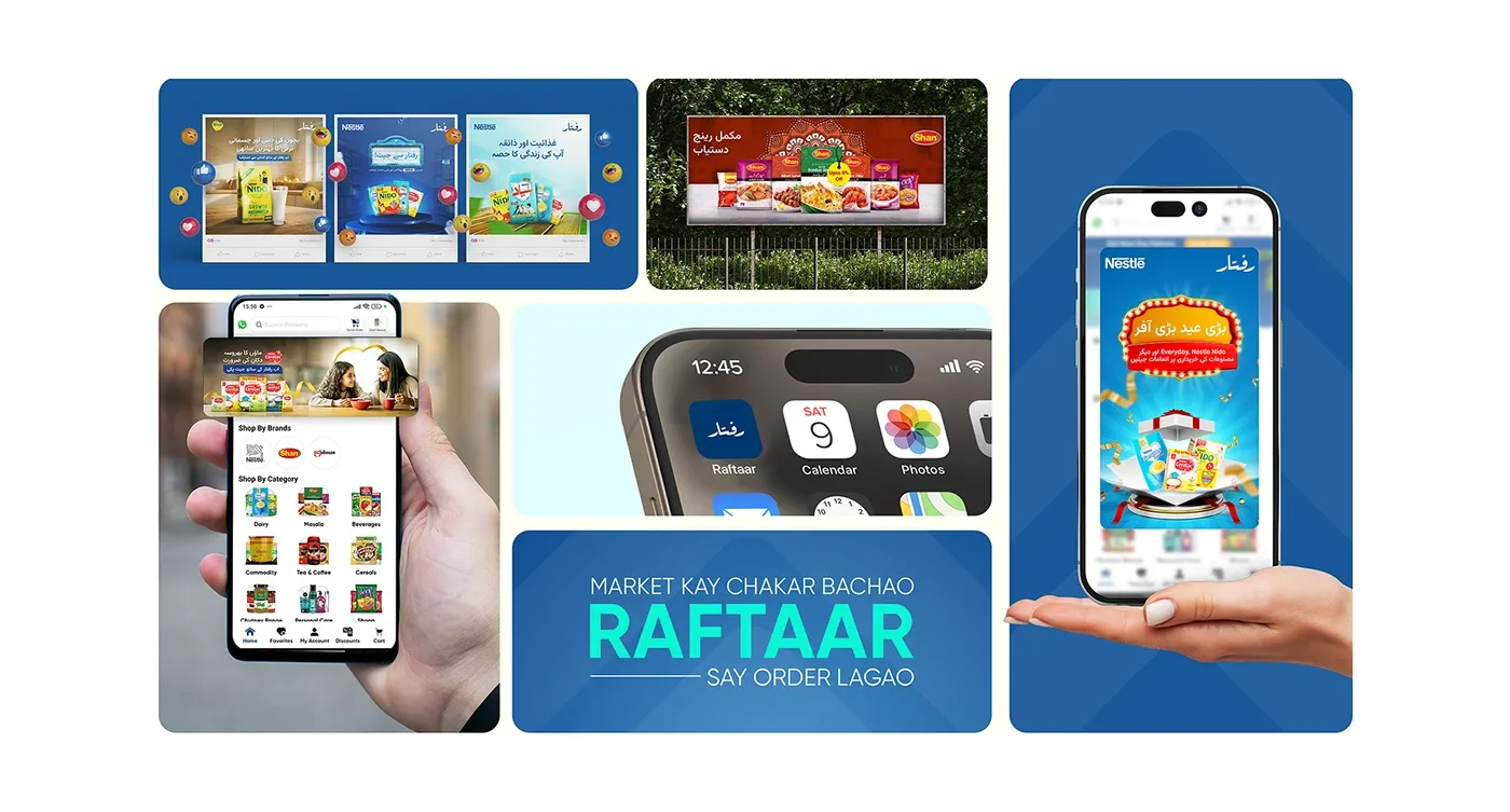 Raftaar Grocery App Creatives for Raftaar