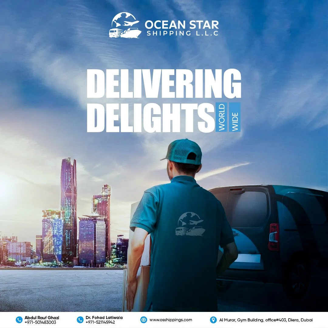 Ocean Star Shipping Social Media Designs for Ocean Star Shipping