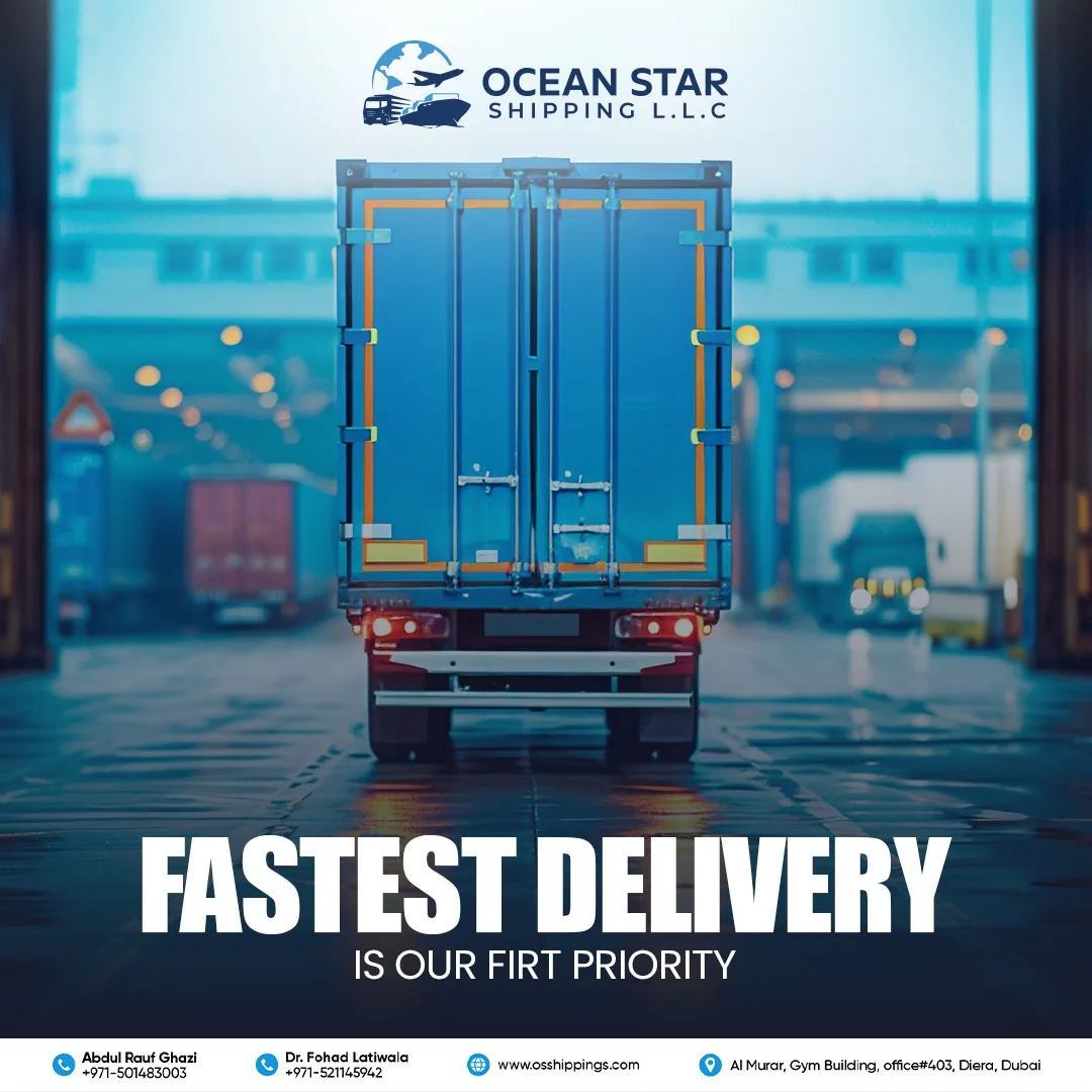 Ocean Star Shipping Social Media Designs for Ocean Star Shipping