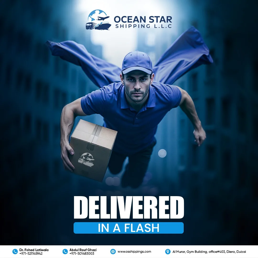 Ocean Star Shipping Social Media Designs for Ocean Star Shipping