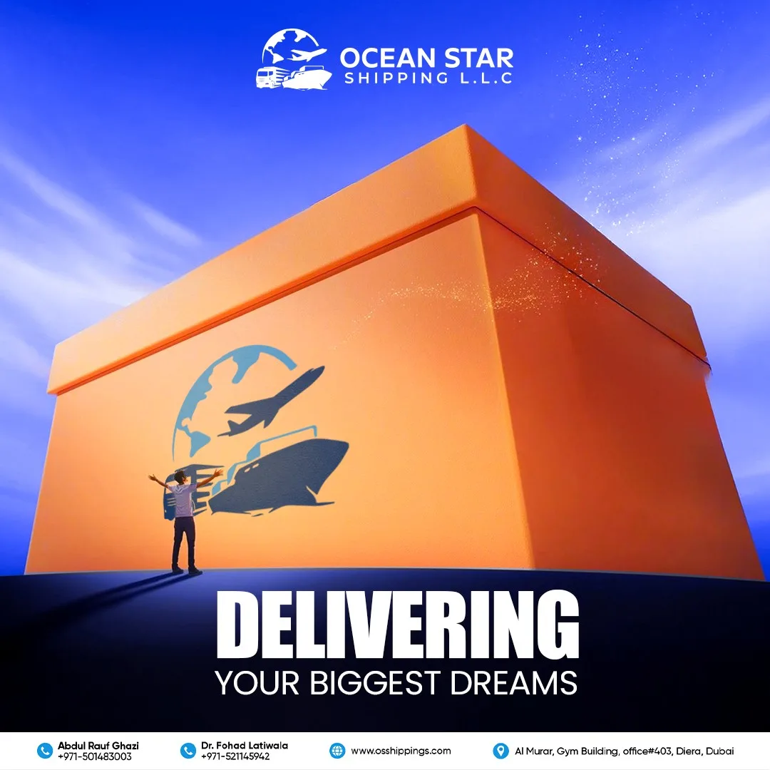 Ocean Star Shipping Social Media Designs for Ocean Star Shipping