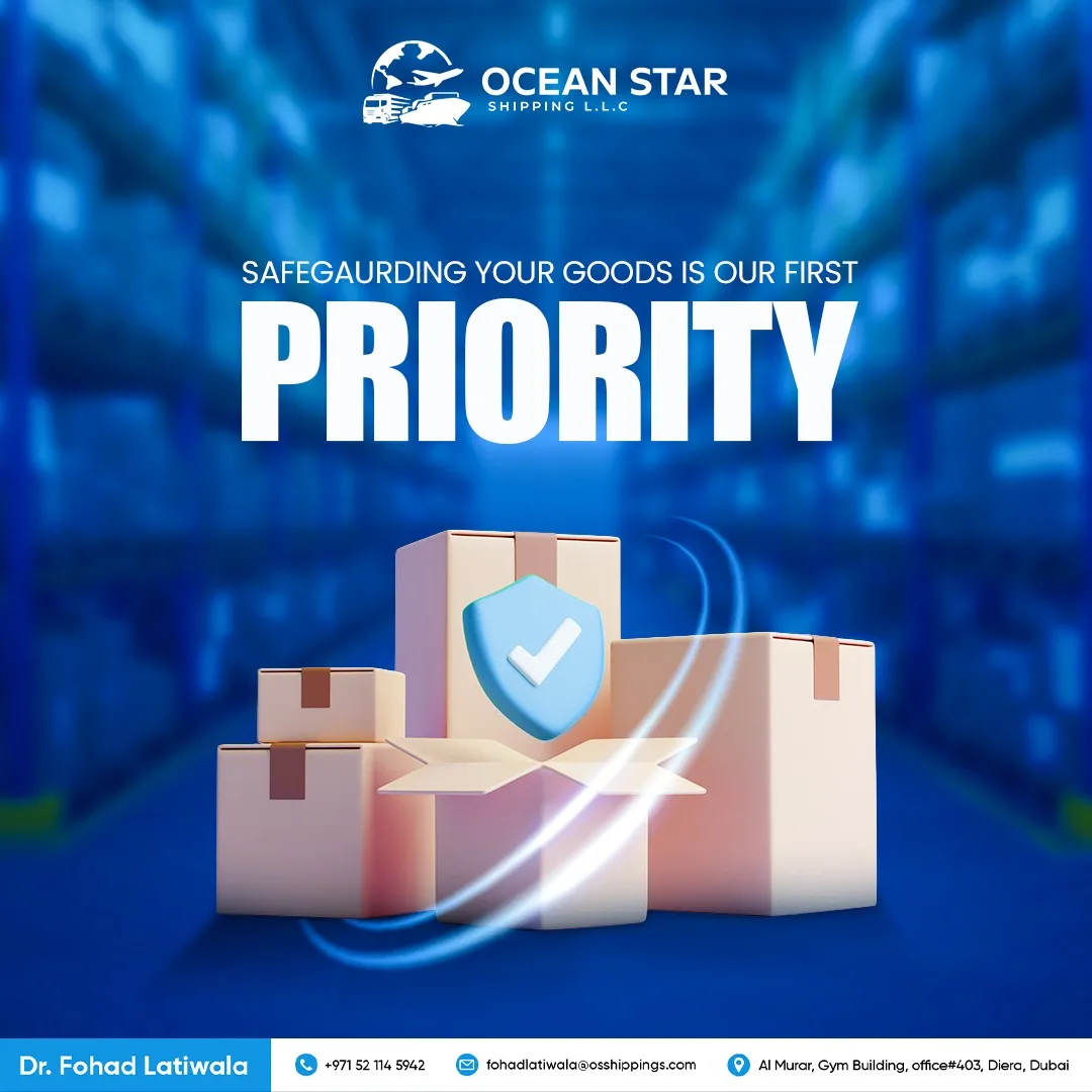 Ocean Star Shipping Social Media Designs for Ocean Star Shipping