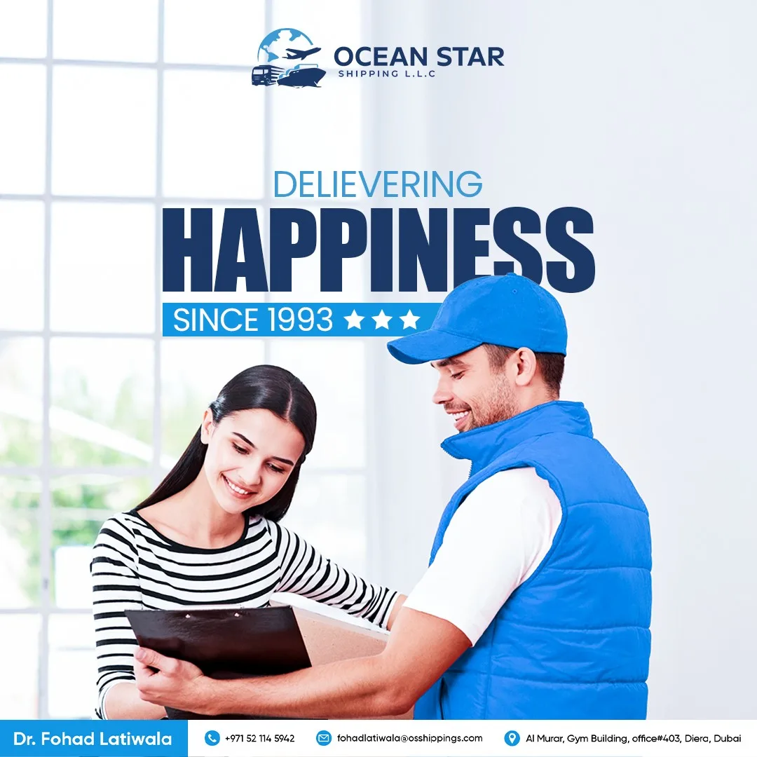 Ocean Star Shipping Social Media Designs for Ocean Star Shipping