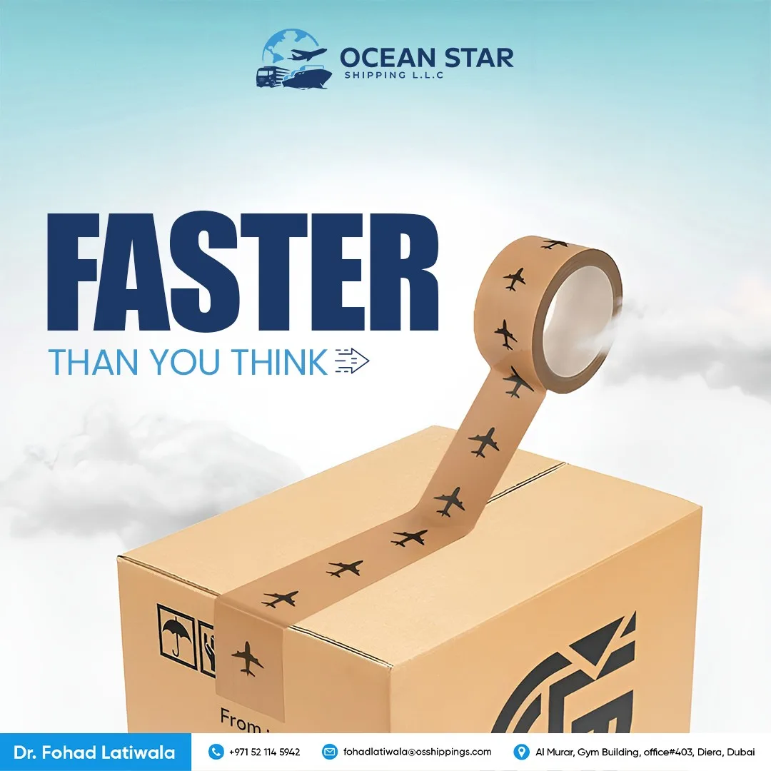 Ocean Star Shipping Social Media Designs for Ocean Star Shipping