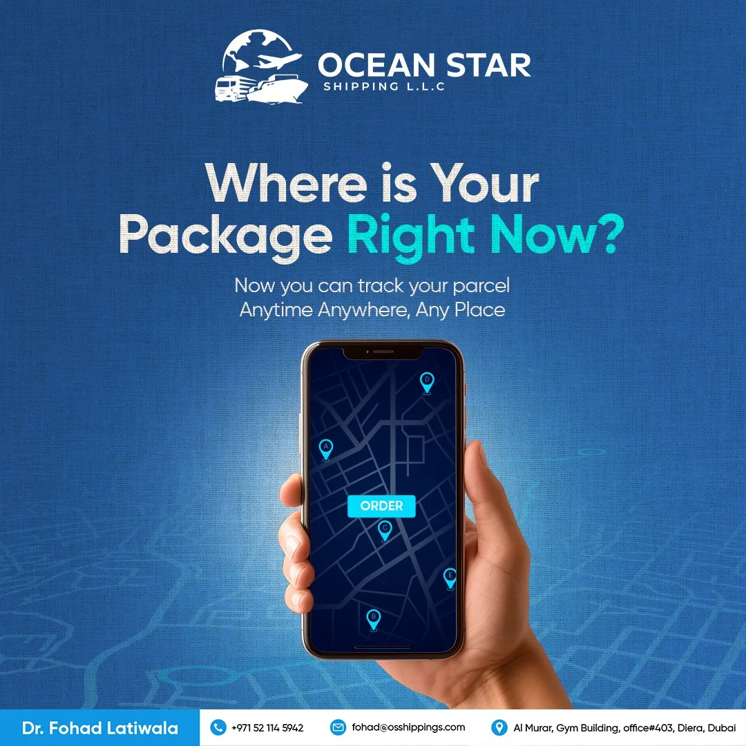 Ocean Star Shipping Social Media Designs for Ocean Star Shipping