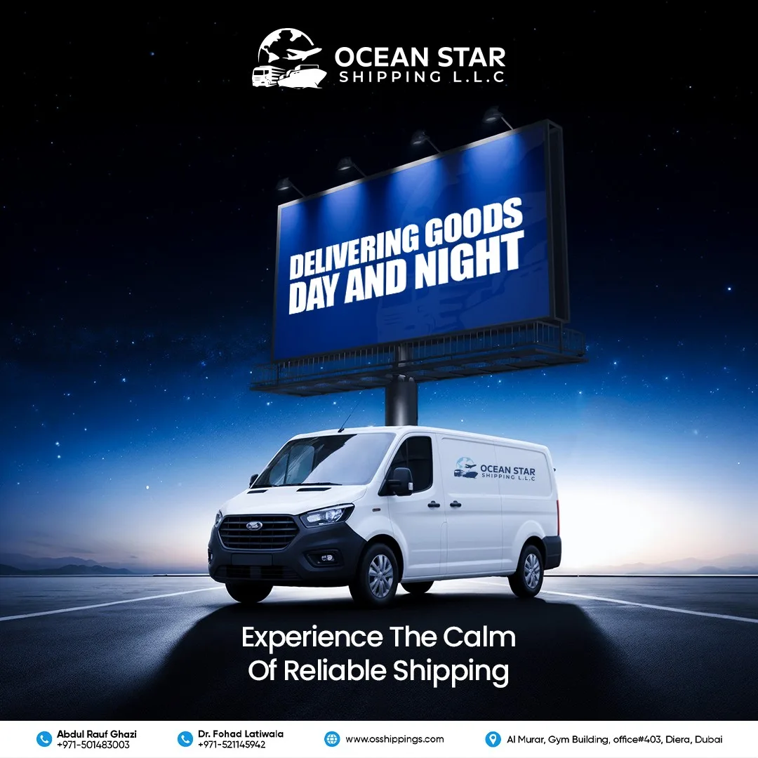 Ocean Star Shipping Social Media Designs for Ocean Star Shipping