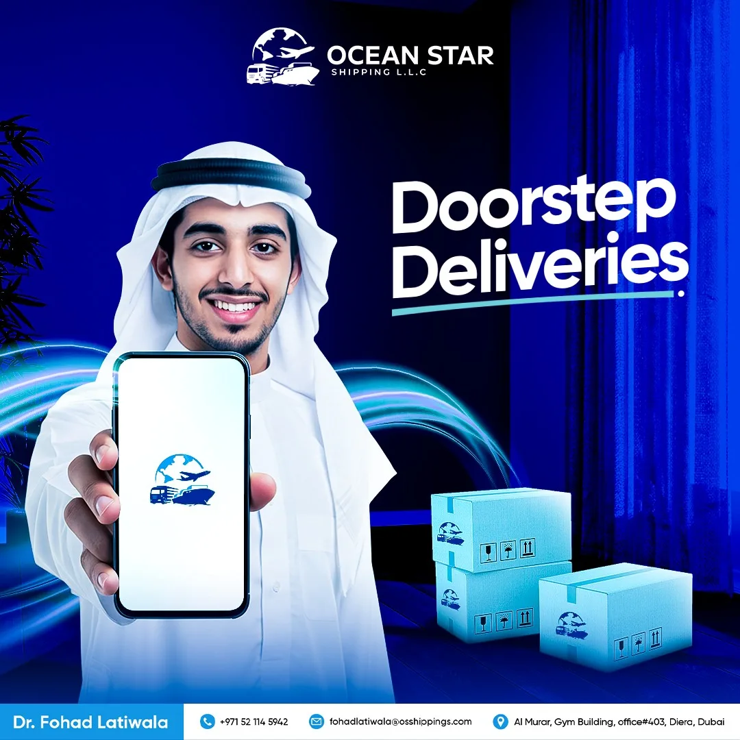 Ocean Star Shipping Social Media Designs for Ocean Star Shipping