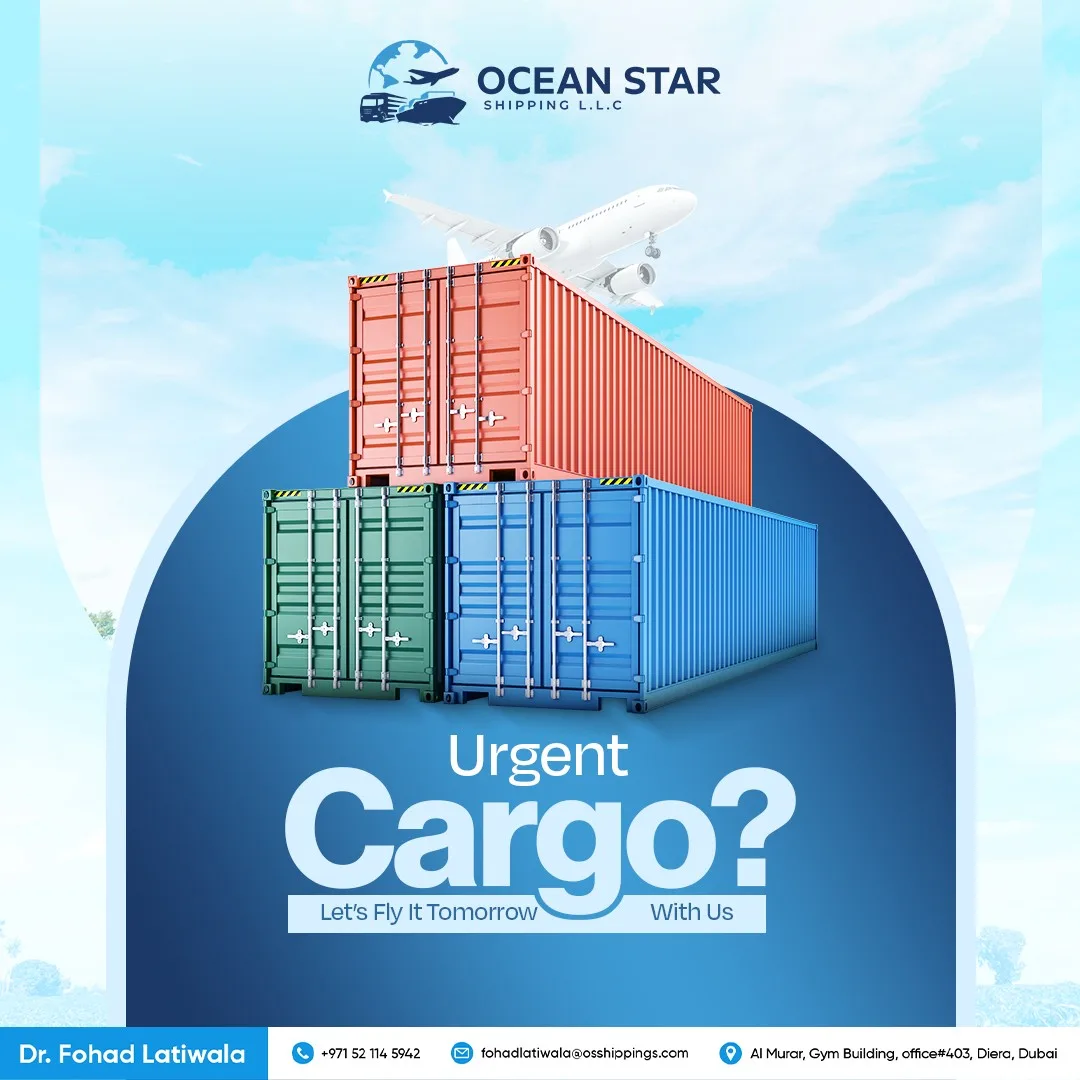 Ocean Star Shipping Social Media Designs for Ocean Star Shipping