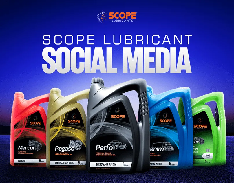 Scope Lubricants Social Media Designs